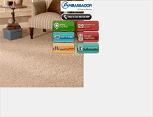 Tablet Screenshot of ambassadorfloor.com